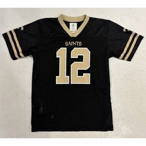 New Orleans Saints Jersey Youth XL Black Olave 12 Football NFL Athletic Boys